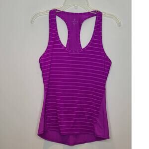 Athleta purple stripe workout tank - xs